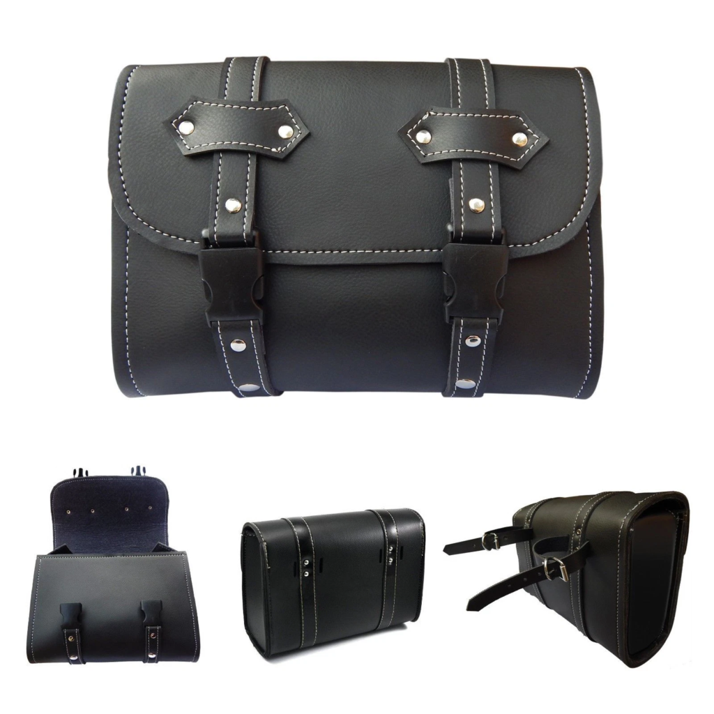 Kodiak Motorcycle Leather Saddlebag