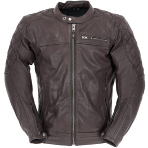 Valence ADV The Route 73 Retro Cafe Racer Leather Jacket – Deep Espresso